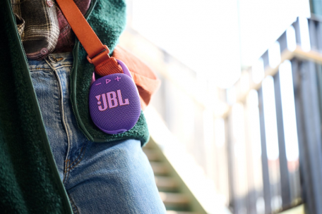 Портативна колонка JBL Clip 5 Purple (JBLCLIP5PUR)  Фото №5